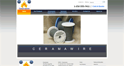 Desktop Screenshot of ceramawire.com